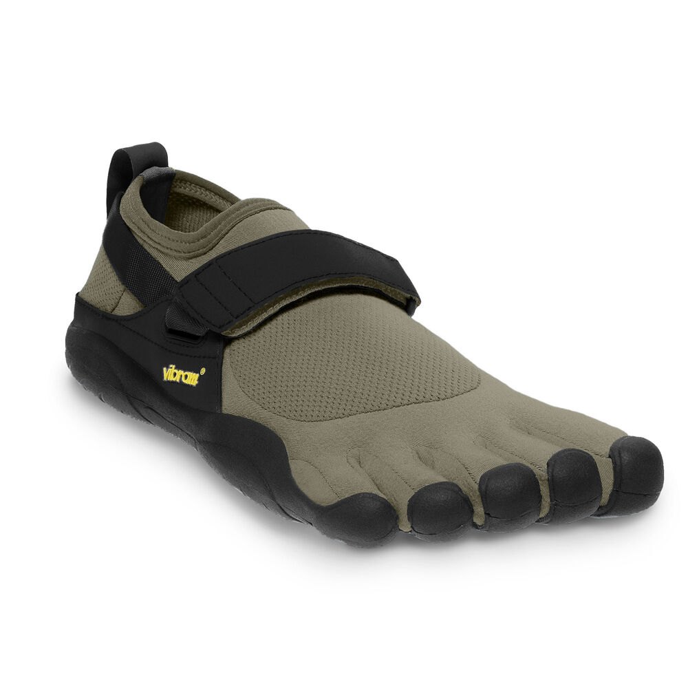 Vibram Five Fingers Mens Training Shoes - Olive/Black - KSO - 90531-JLVR